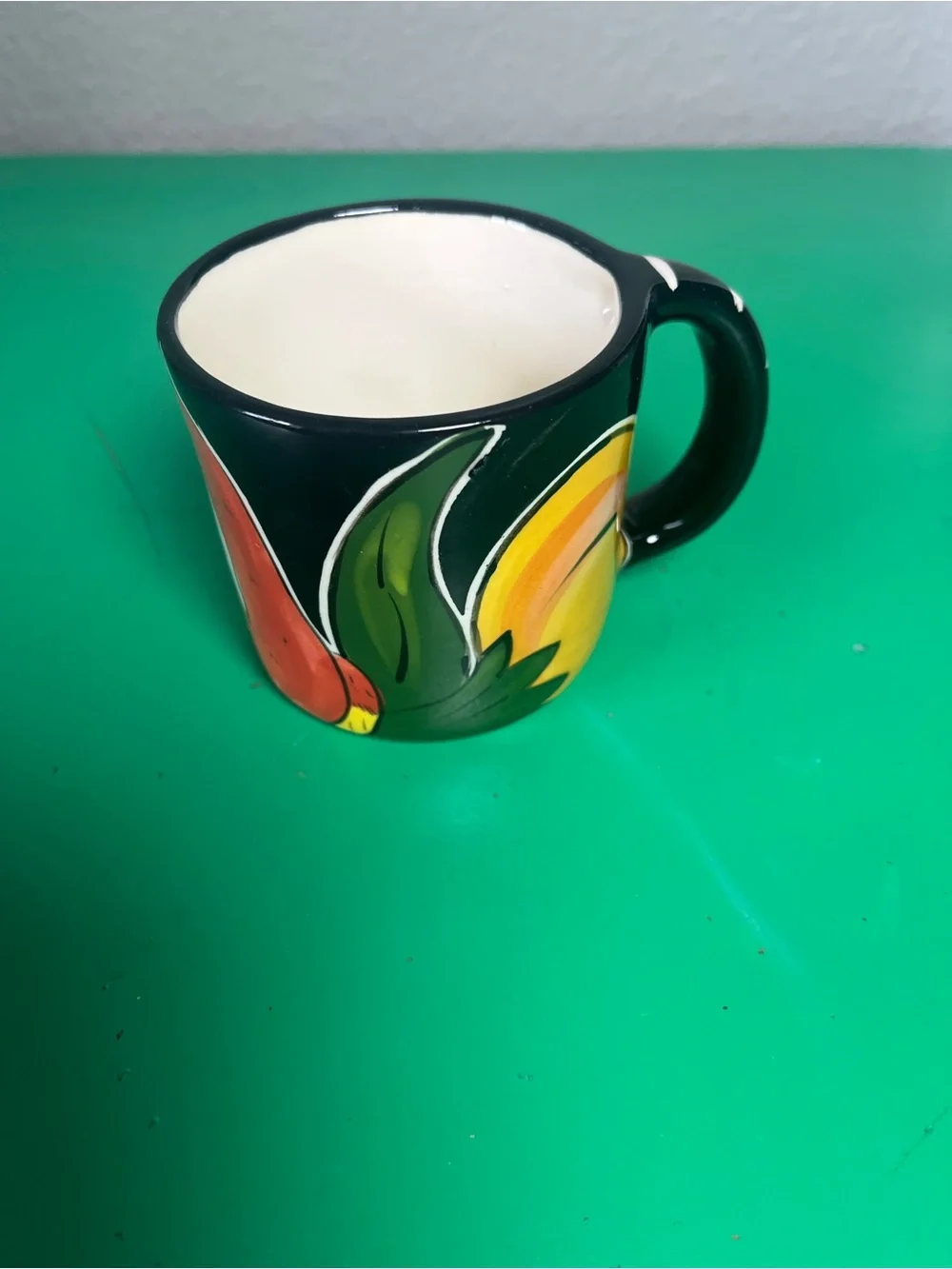 Eco Creaciones Costa Rica Ceramic Pottery Coffee Mug Tropical Art Vintage - Picture 4 of 7